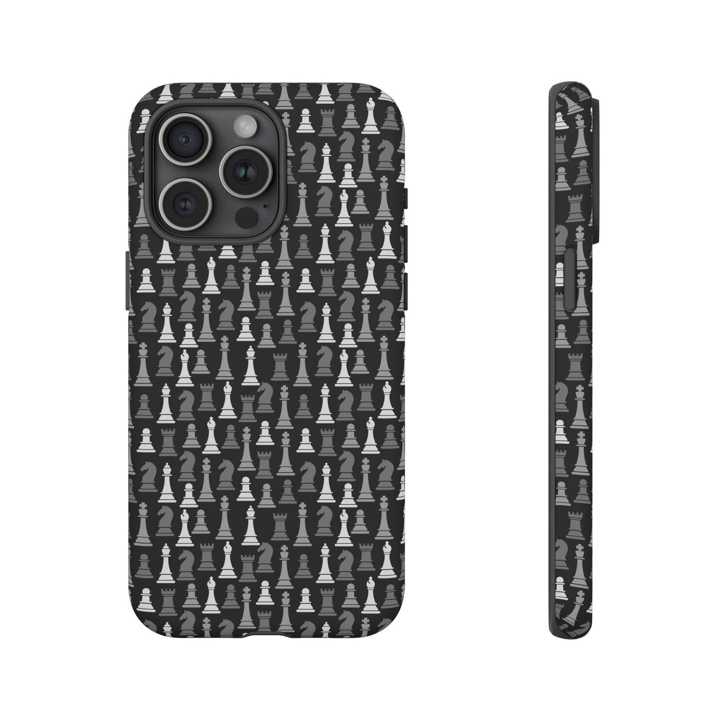 Chess Phone Case - Bold Black