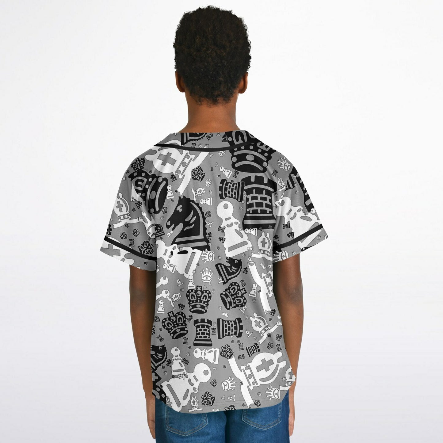 Youth Baseball Jersey - Bold Gray