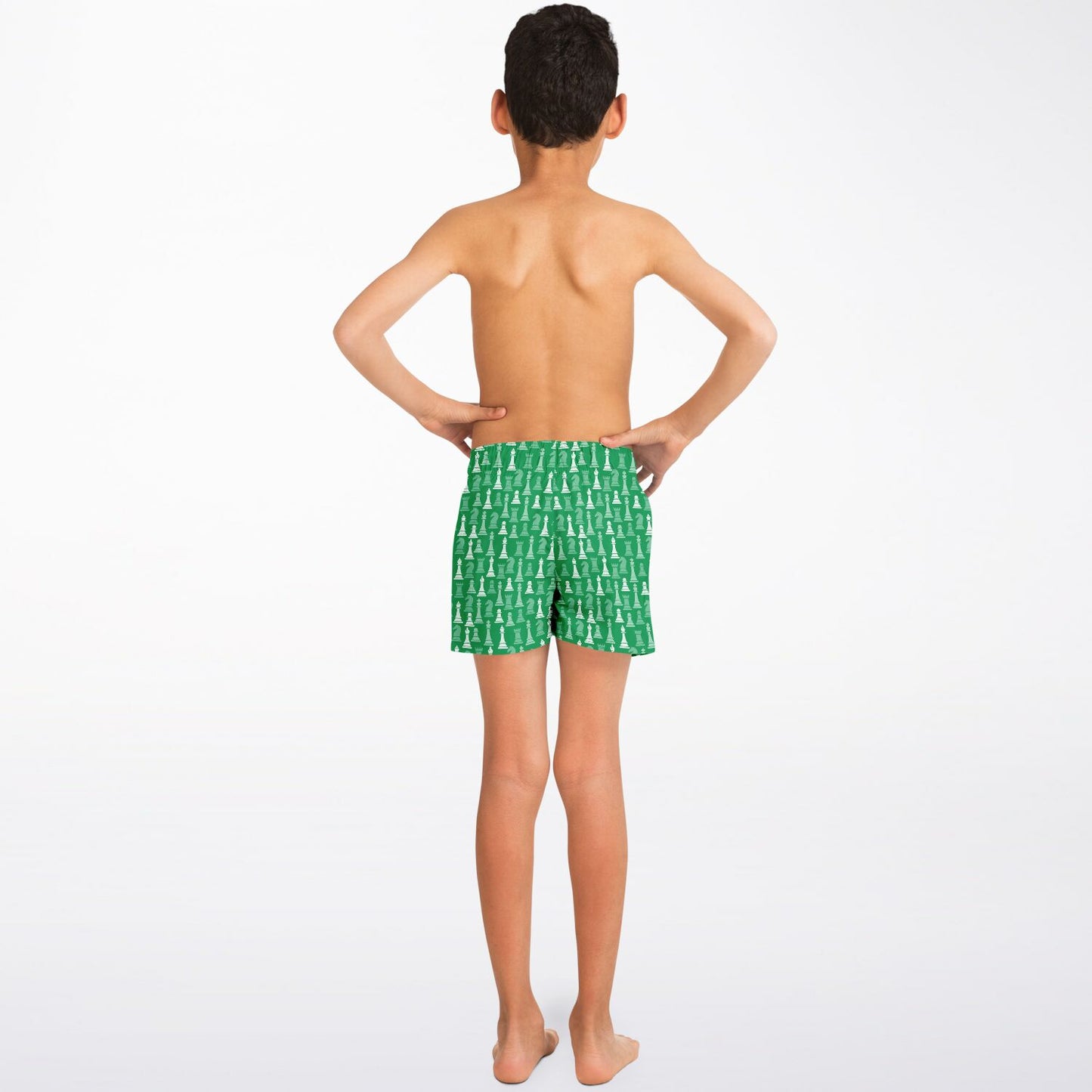 Kids Swim Trunks - Green