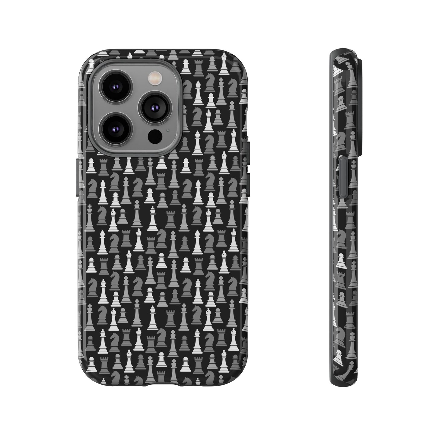 Chess Phone Case - Bold Black