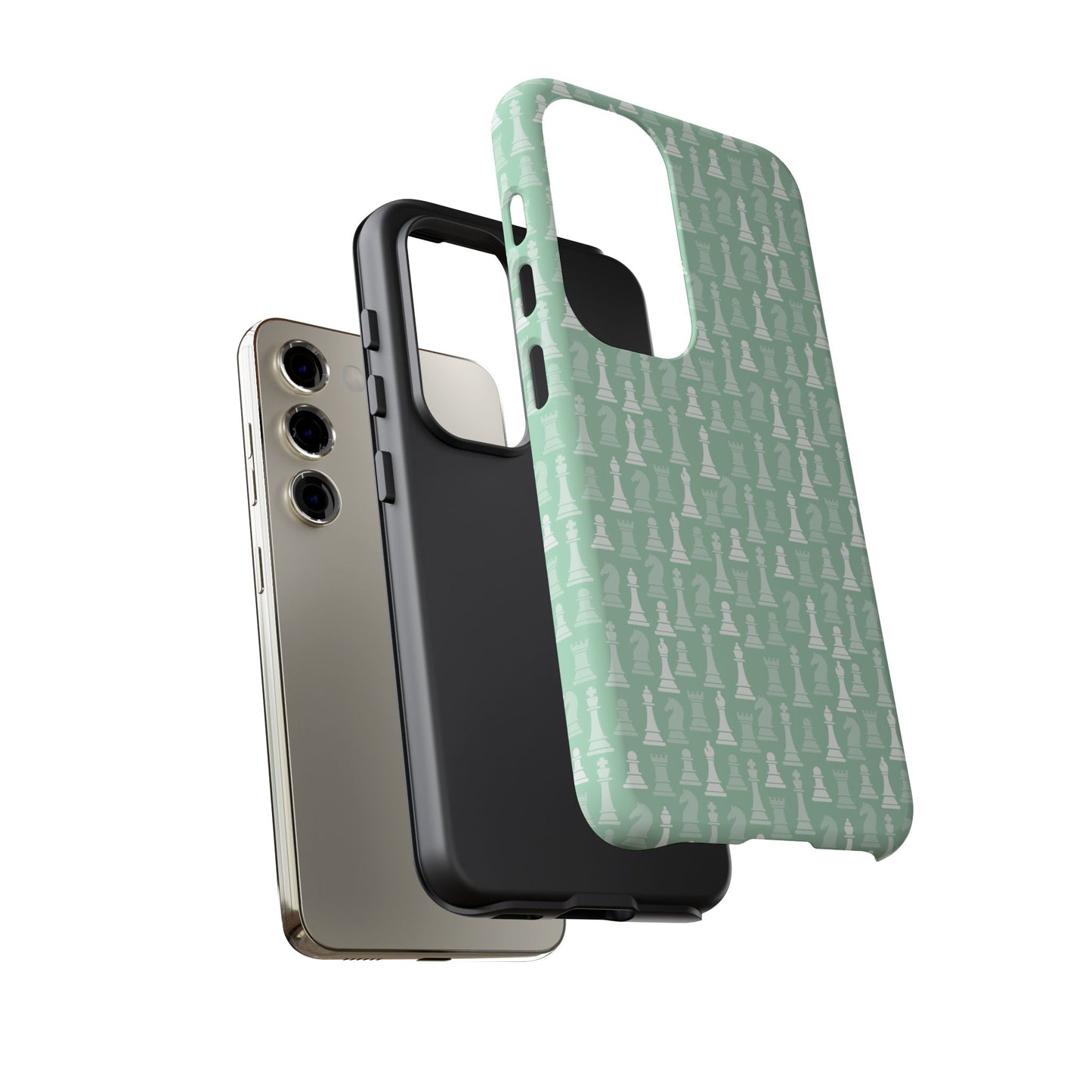 Chess Phone Case - Muted Mint