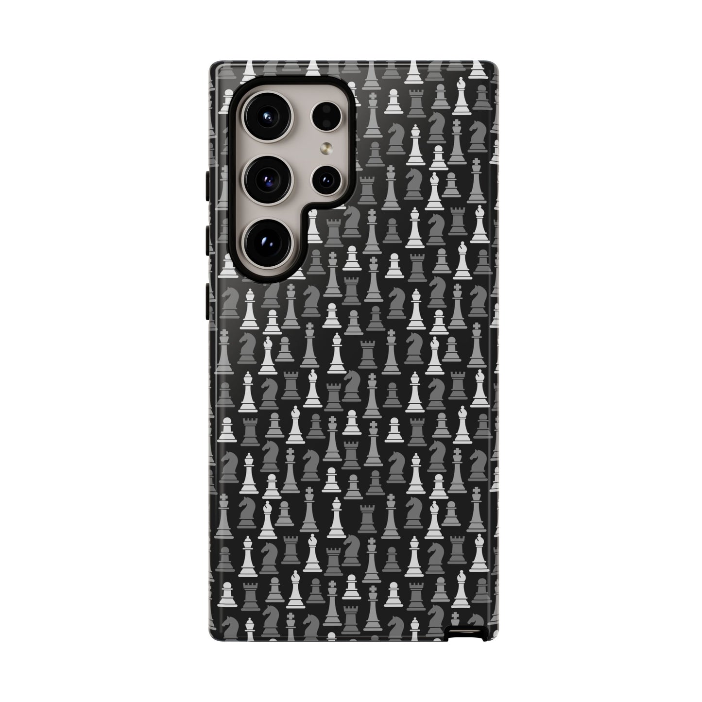 Chess Phone Case - Bold Black