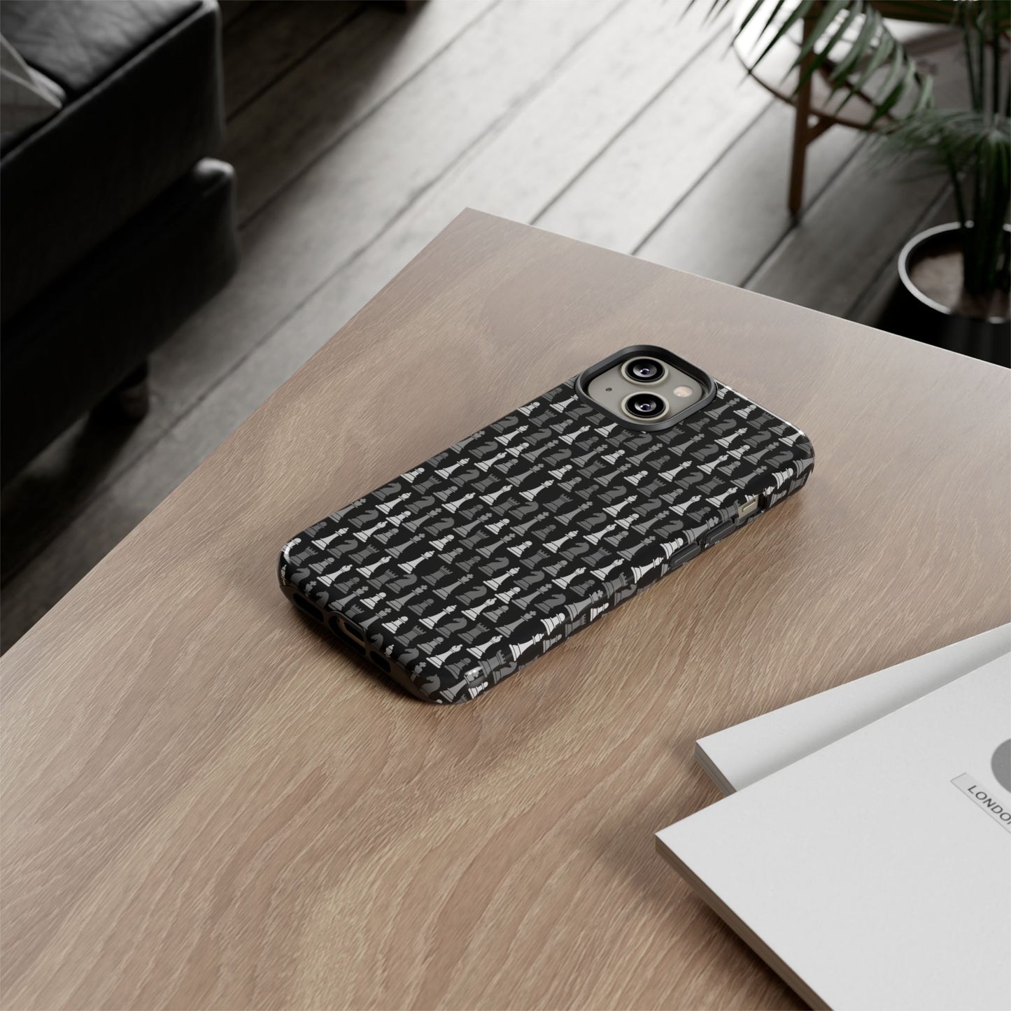 Chess Phone Case - Bold Black