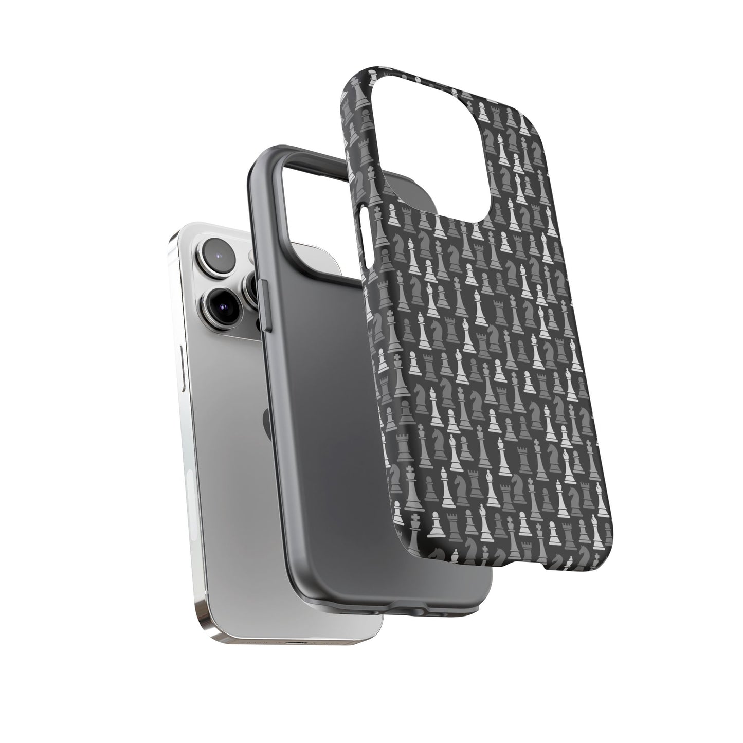 Chess Phone Case - Bold Black