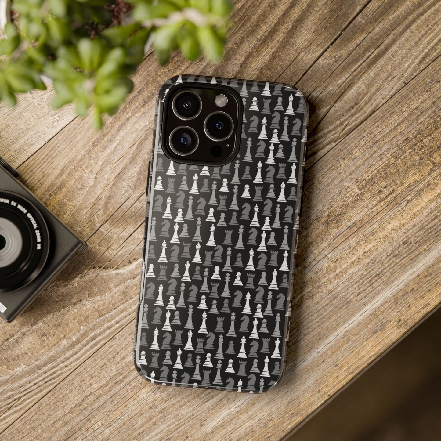 Chess Phone Case - Bold Black