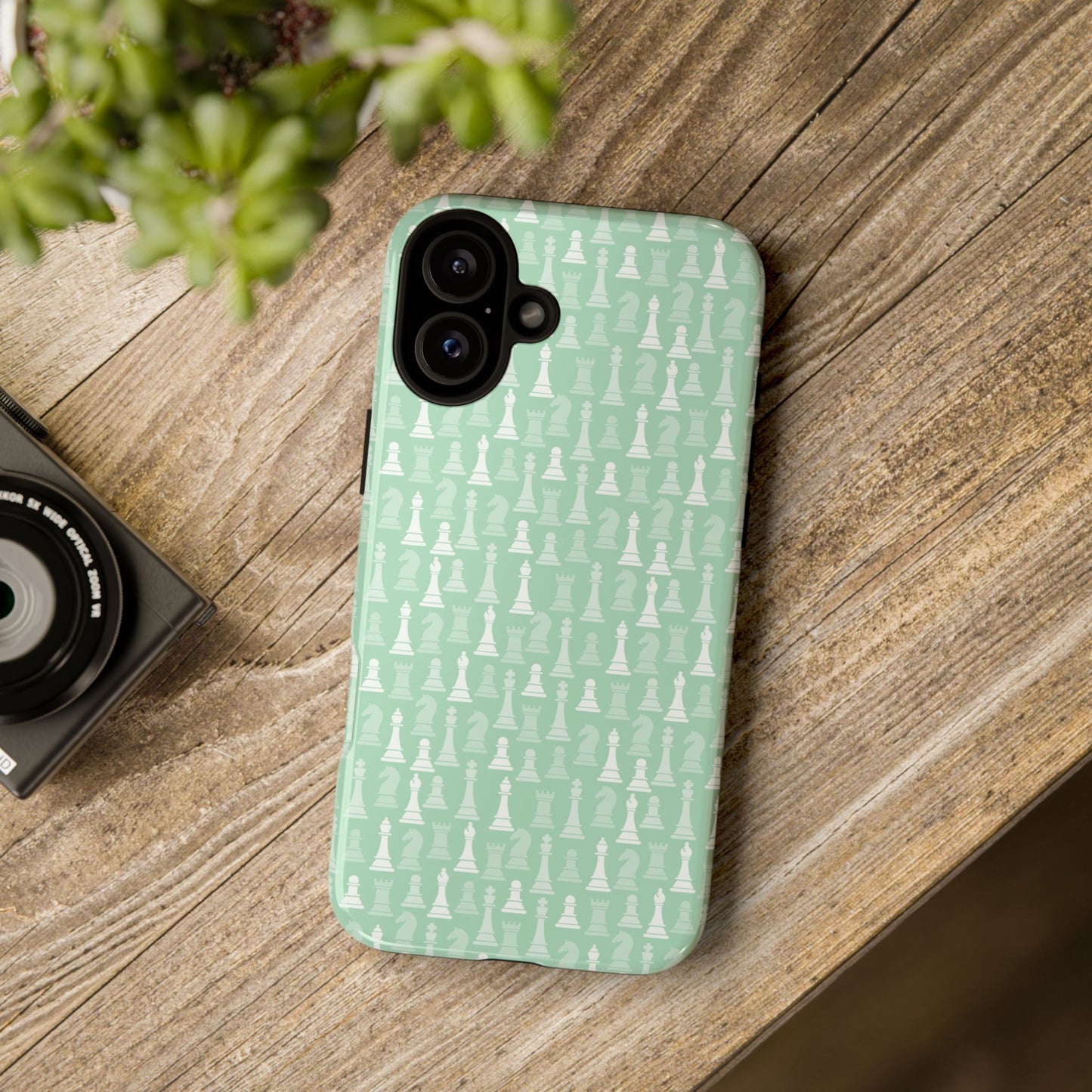Chess Phone Case - Muted Mint