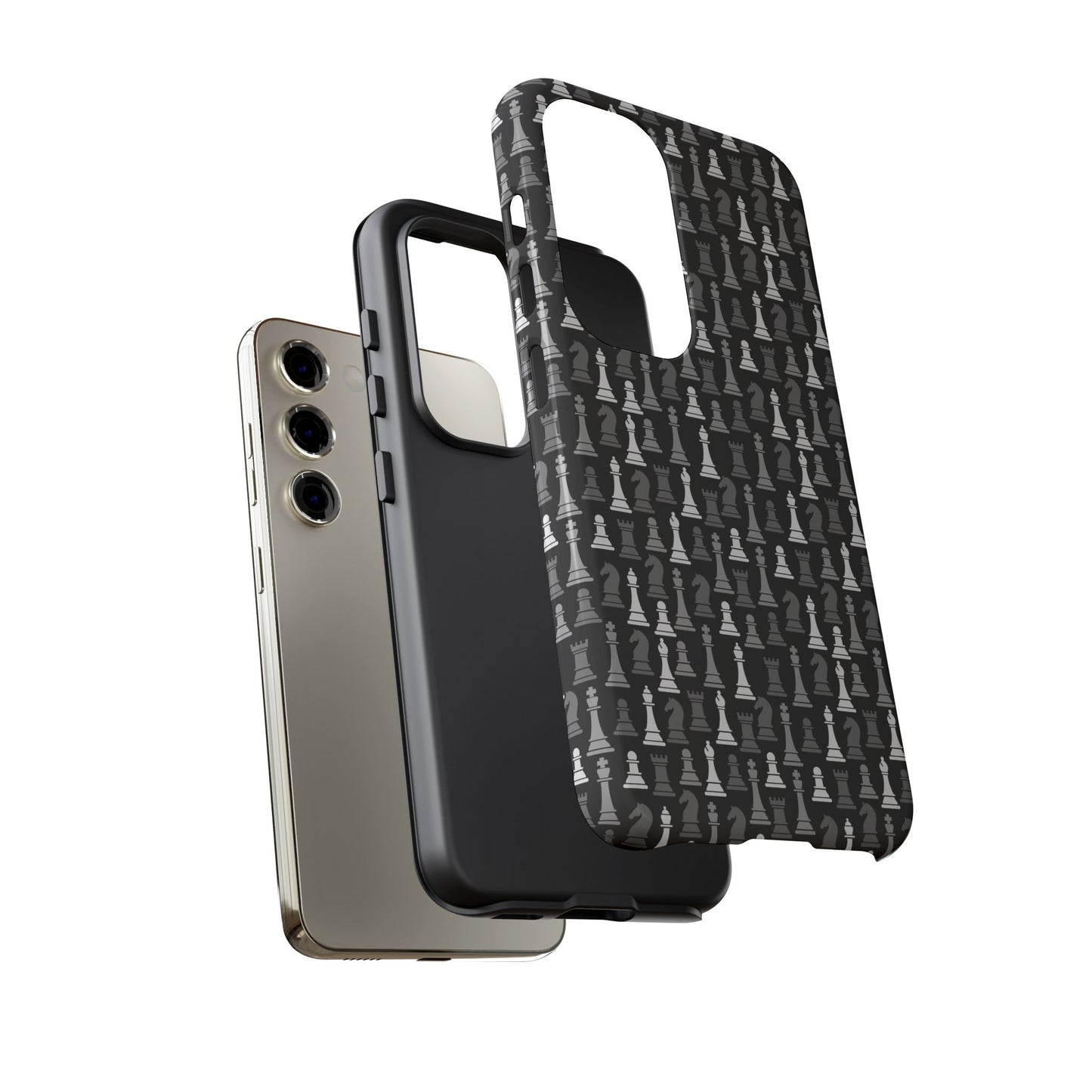 Chess Phone Case - Bold Black