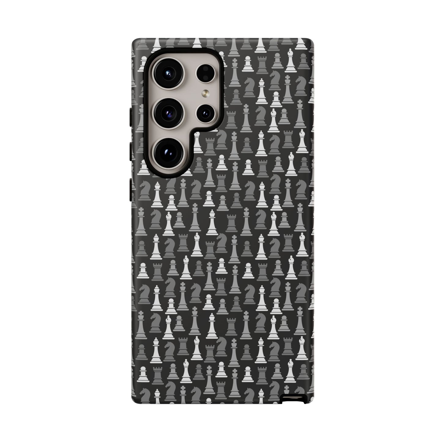 Chess Phone Case - Bold Black