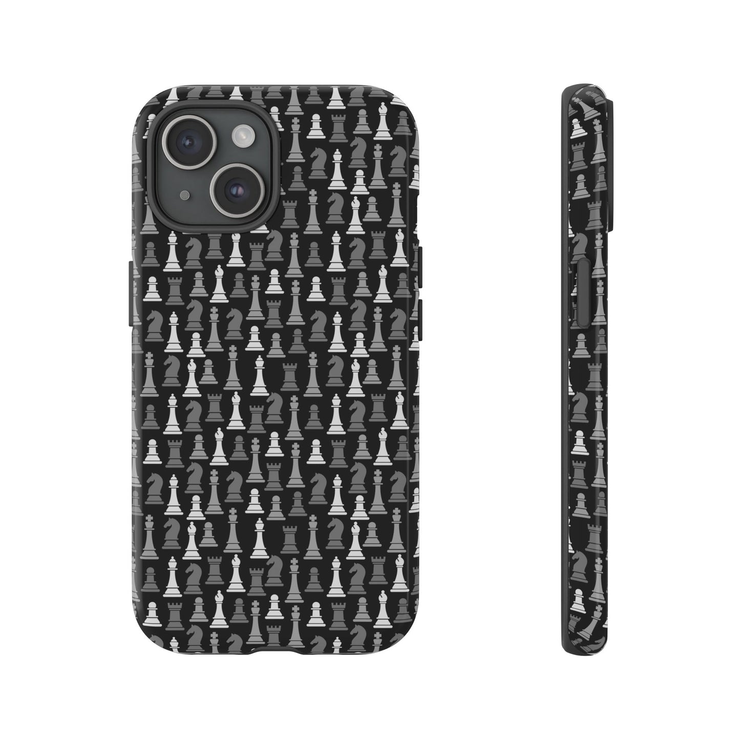 Chess Phone Case - Bold Black