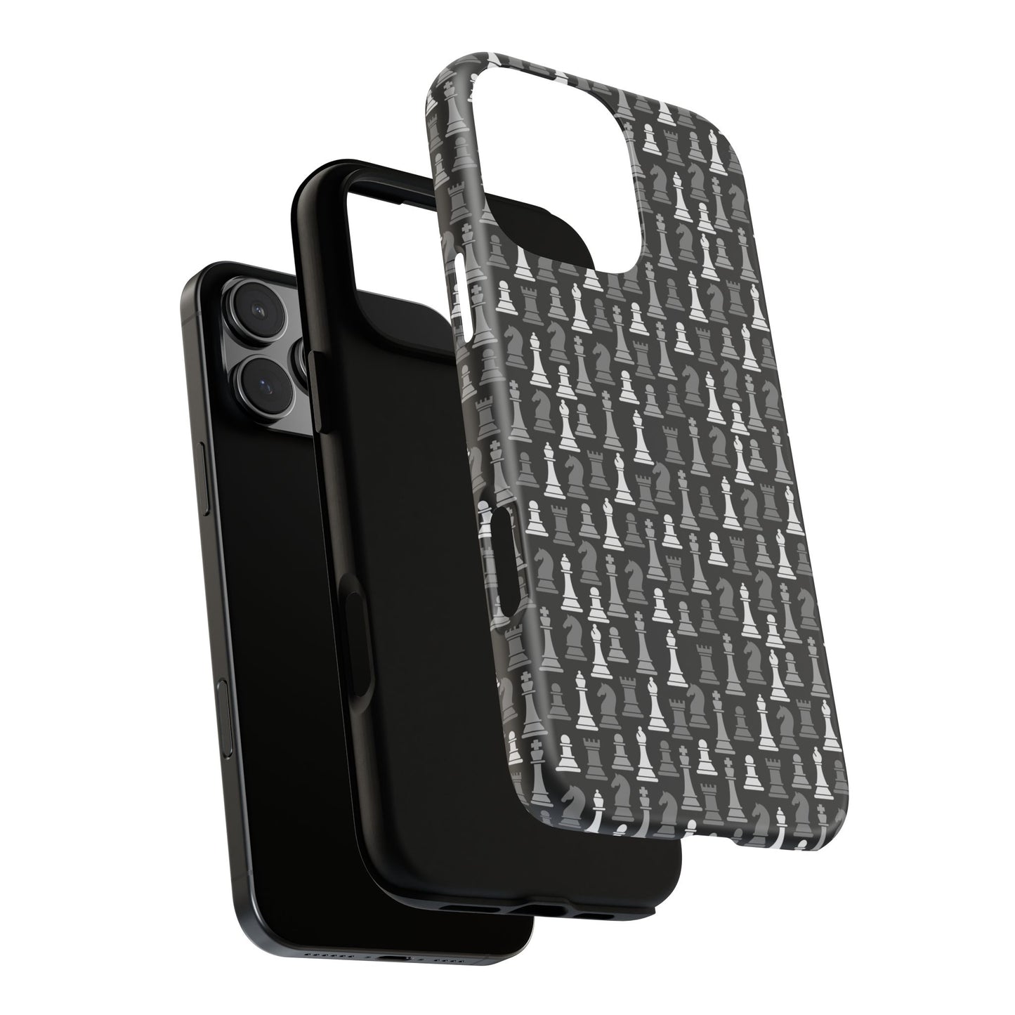 Chess Phone Case - Bold Black