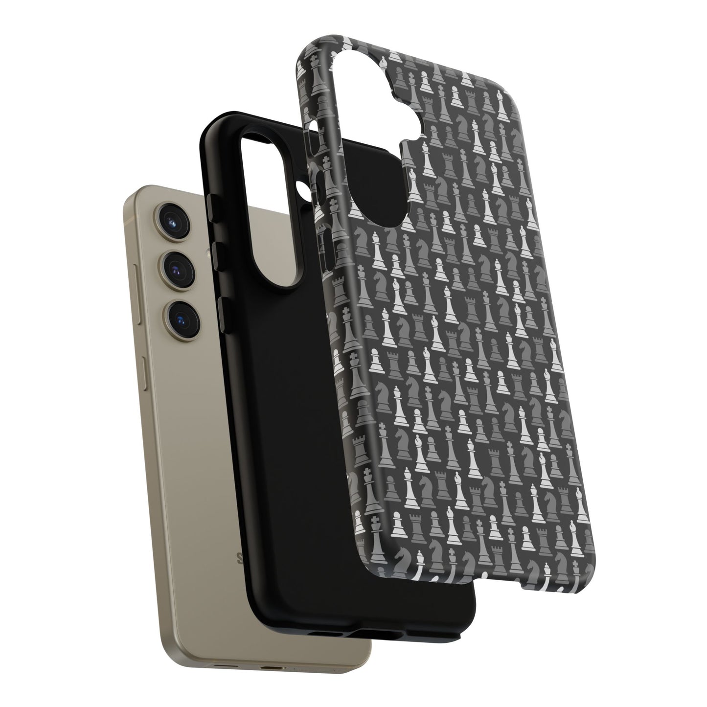 Chess Phone Case - Bold Black