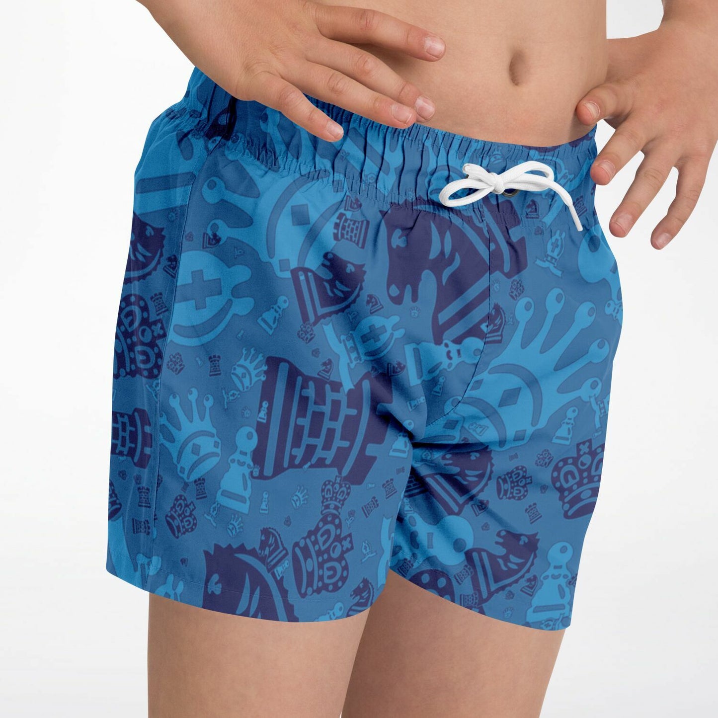Kids Swim Trunks - Bold Blue