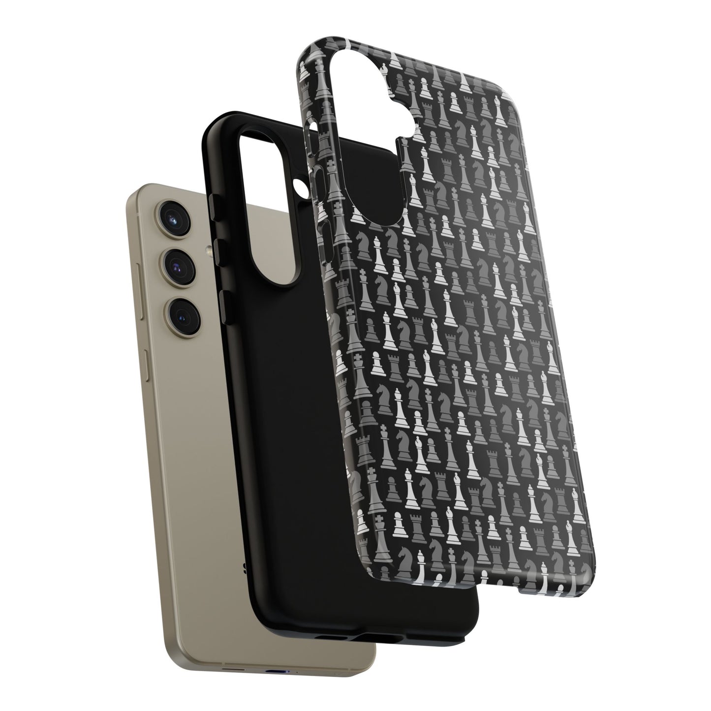 Chess Phone Case - Bold Black
