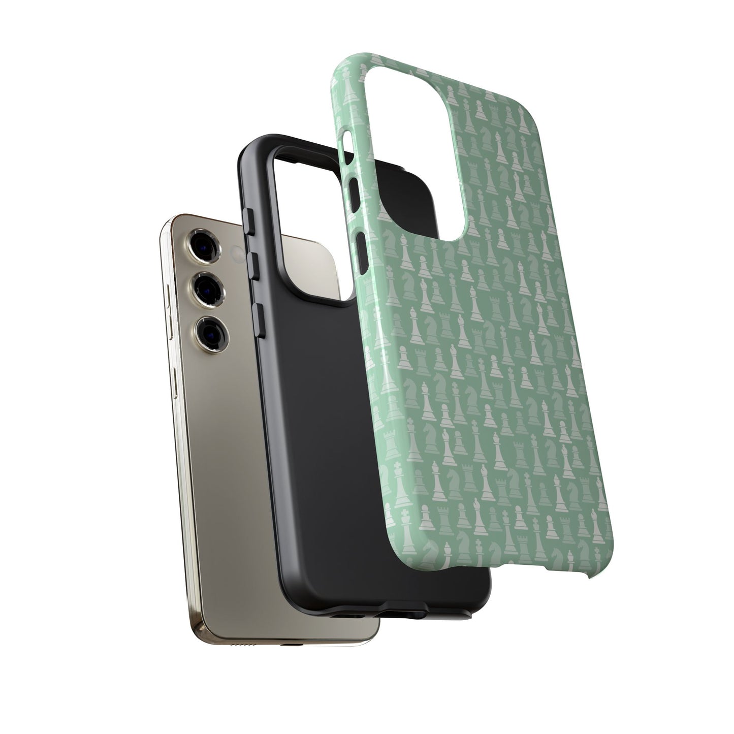 Chess Phone Case - Muted Mint