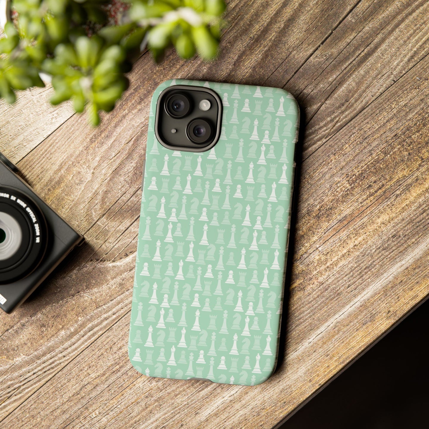 Chess Phone Case - Muted Mint