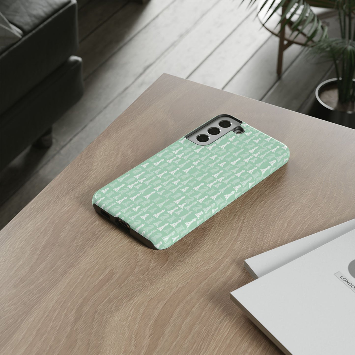Chess Phone Case - Muted Mint