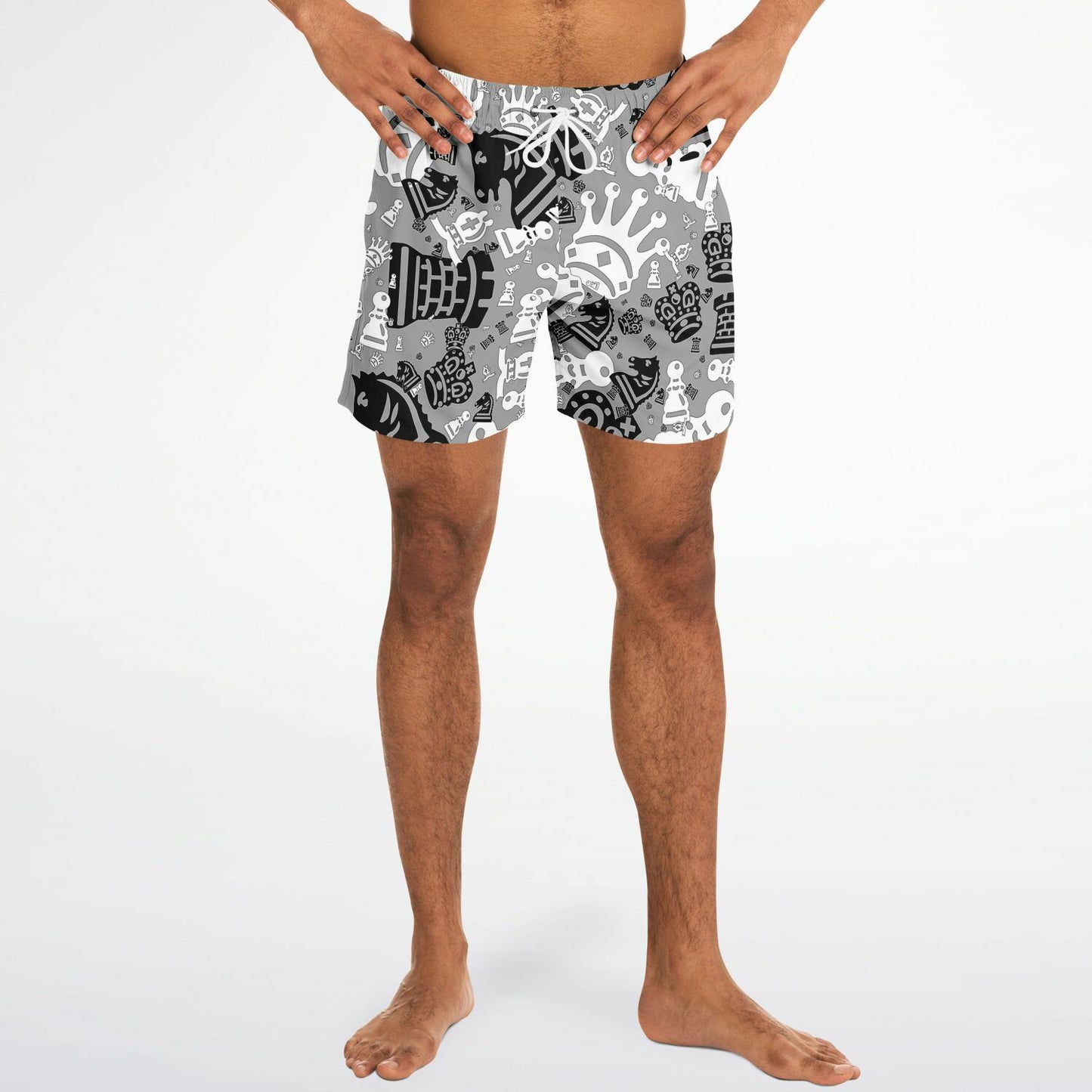Men's Swim Trunks - Bold Gray