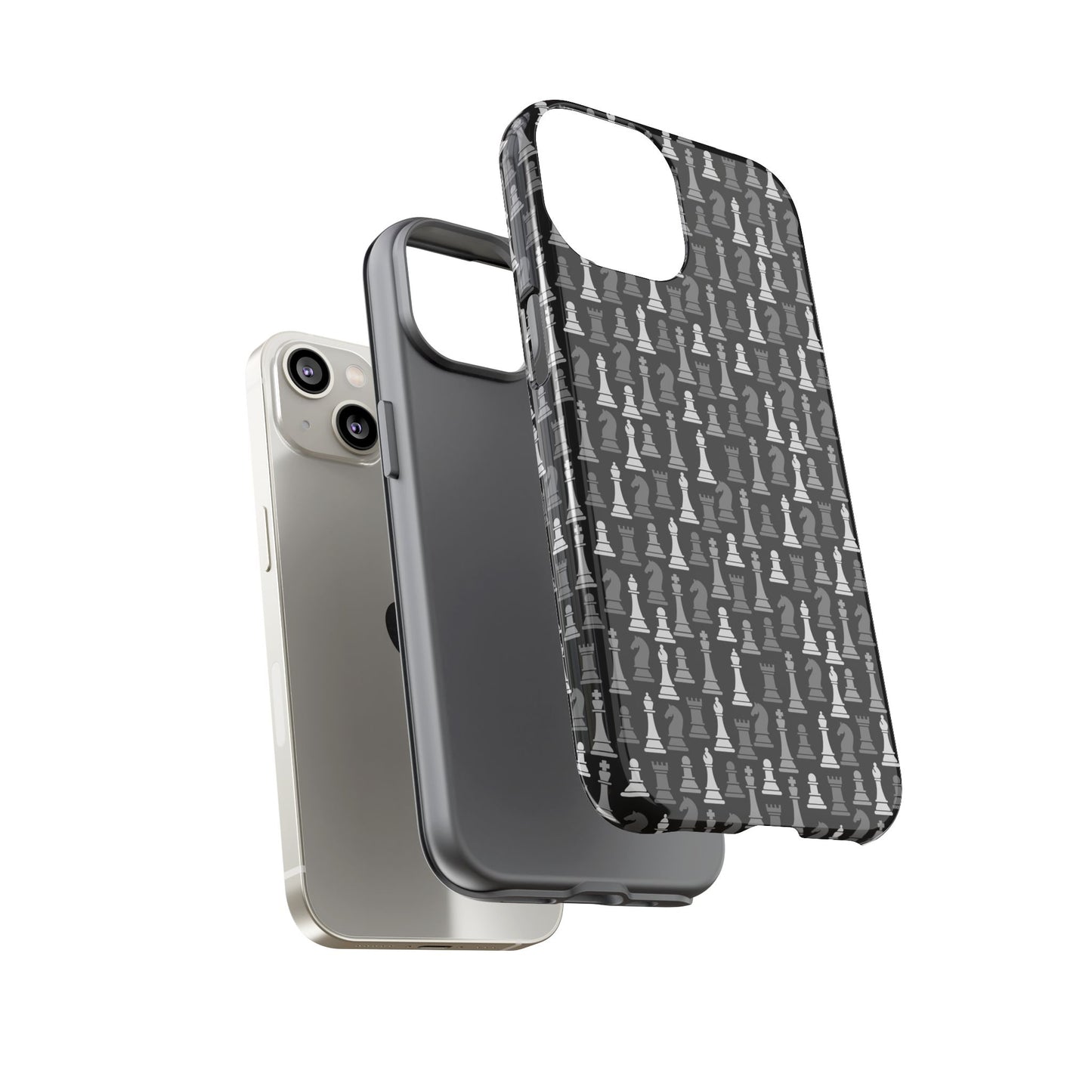 Chess Phone Case - Bold Black