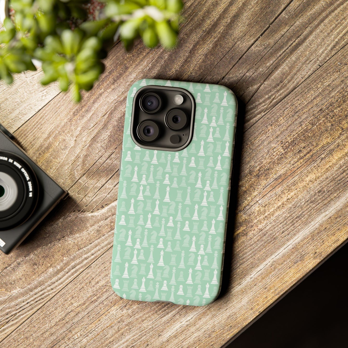 Chess Phone Case - Muted Mint