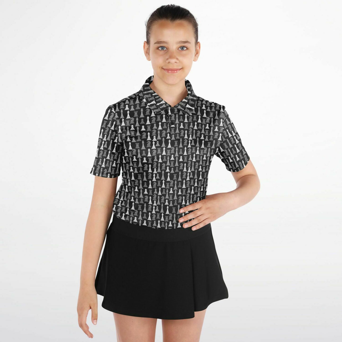 Youth Polo Shirt - Black
