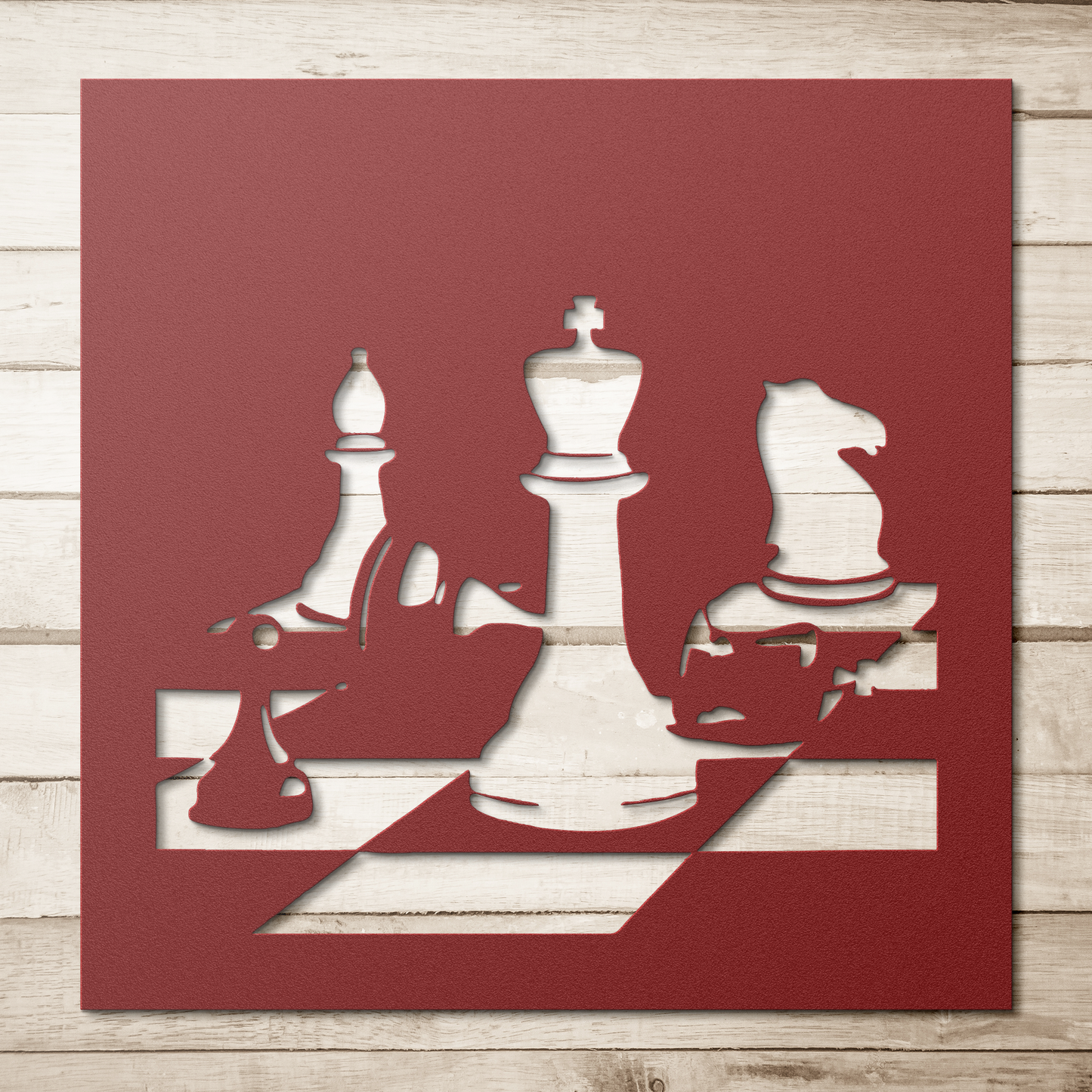 Chess_Metal_Sign_Red_Simple_Wood_BKGD_Mockup.png