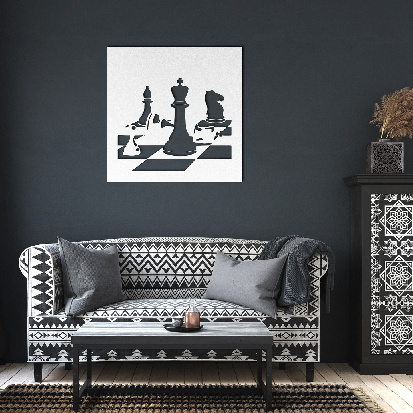 Chess_Metal_Sign_White_Dark_Living_Room_Mockup.png