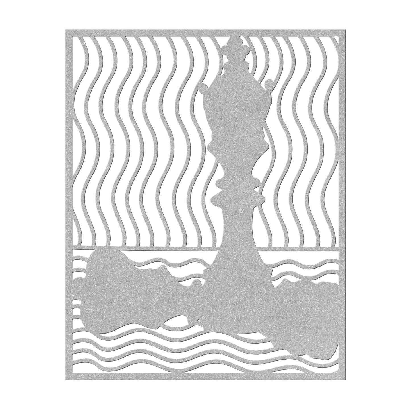 Groovy Chess Metal Wall Art
