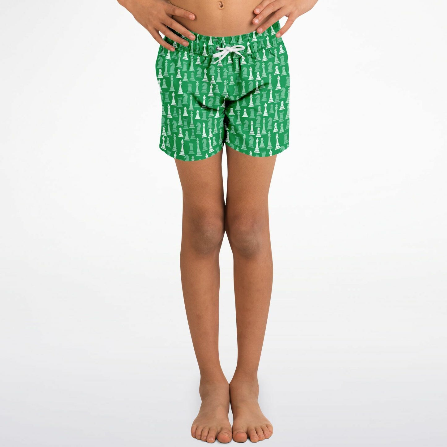 Kids Swim Trunks - Green