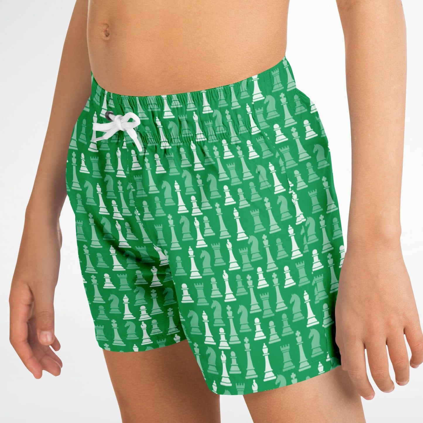 Kids Swim Trunks - Green