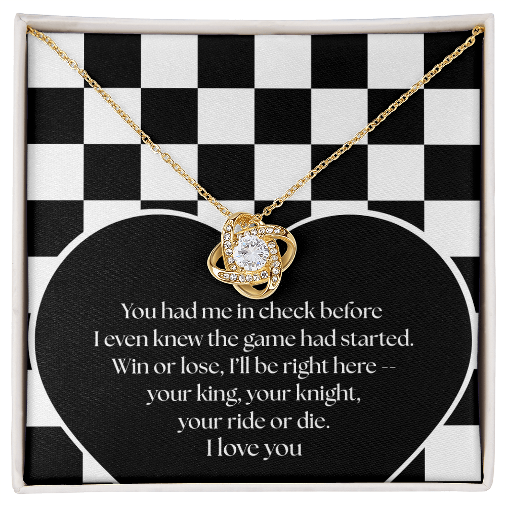 Love Knot Necklace - From Your King