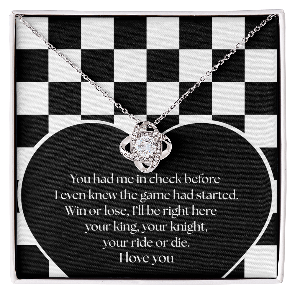 Love Knot Necklace - From Your King