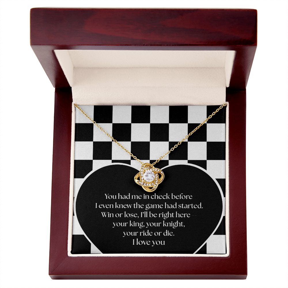 Love Knot Necklace - From Your King