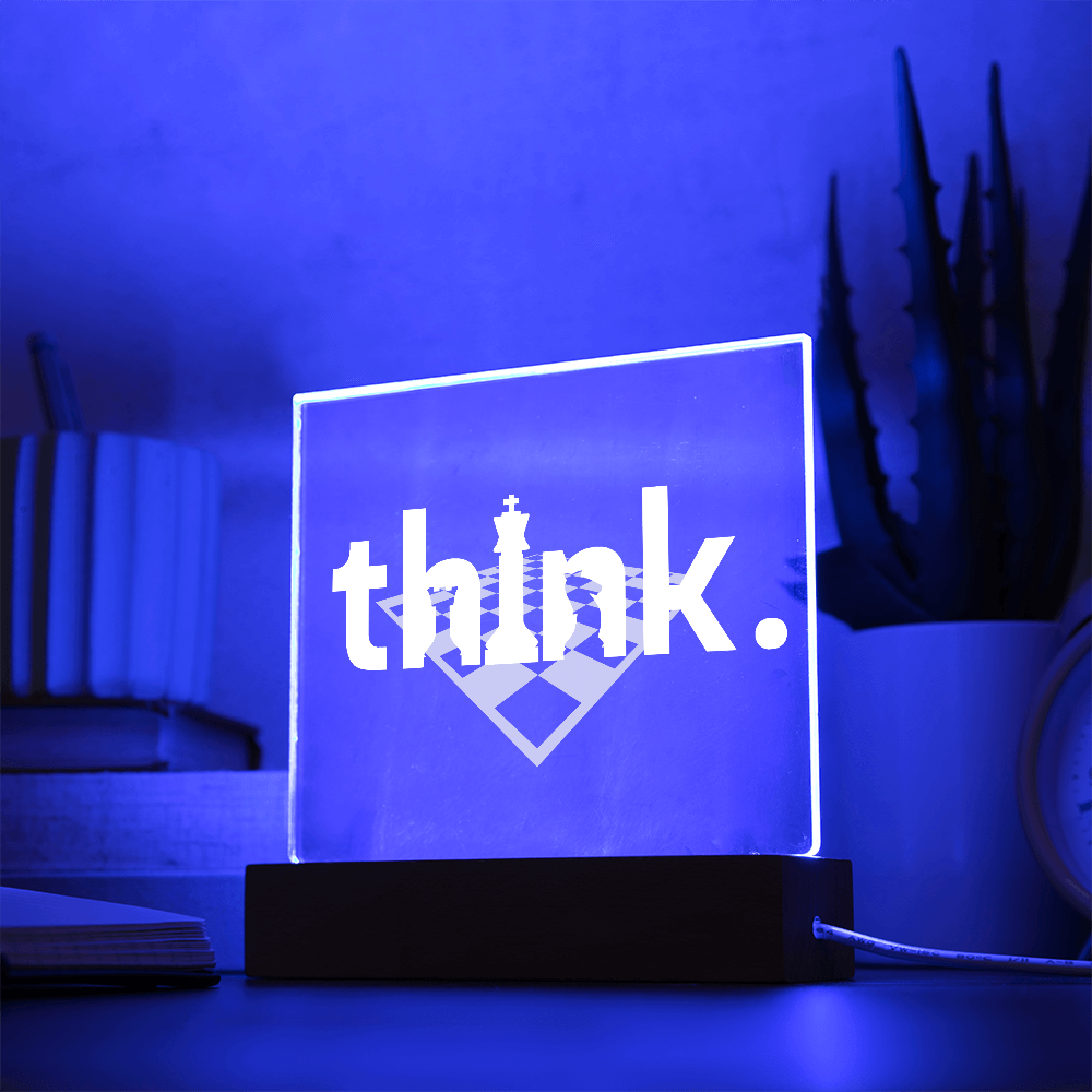 Think LED Acrylic Plaque