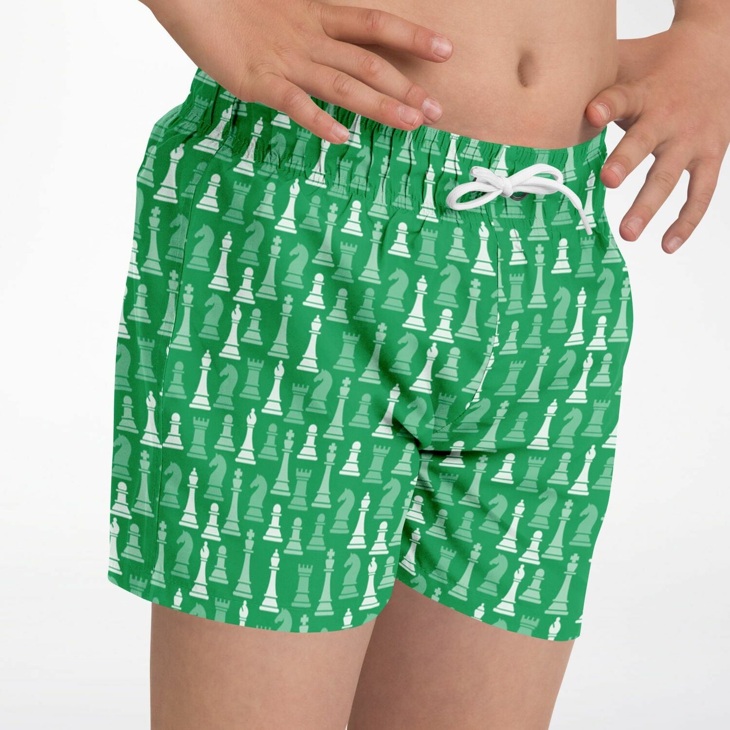 Kids Swim Trunks - Green