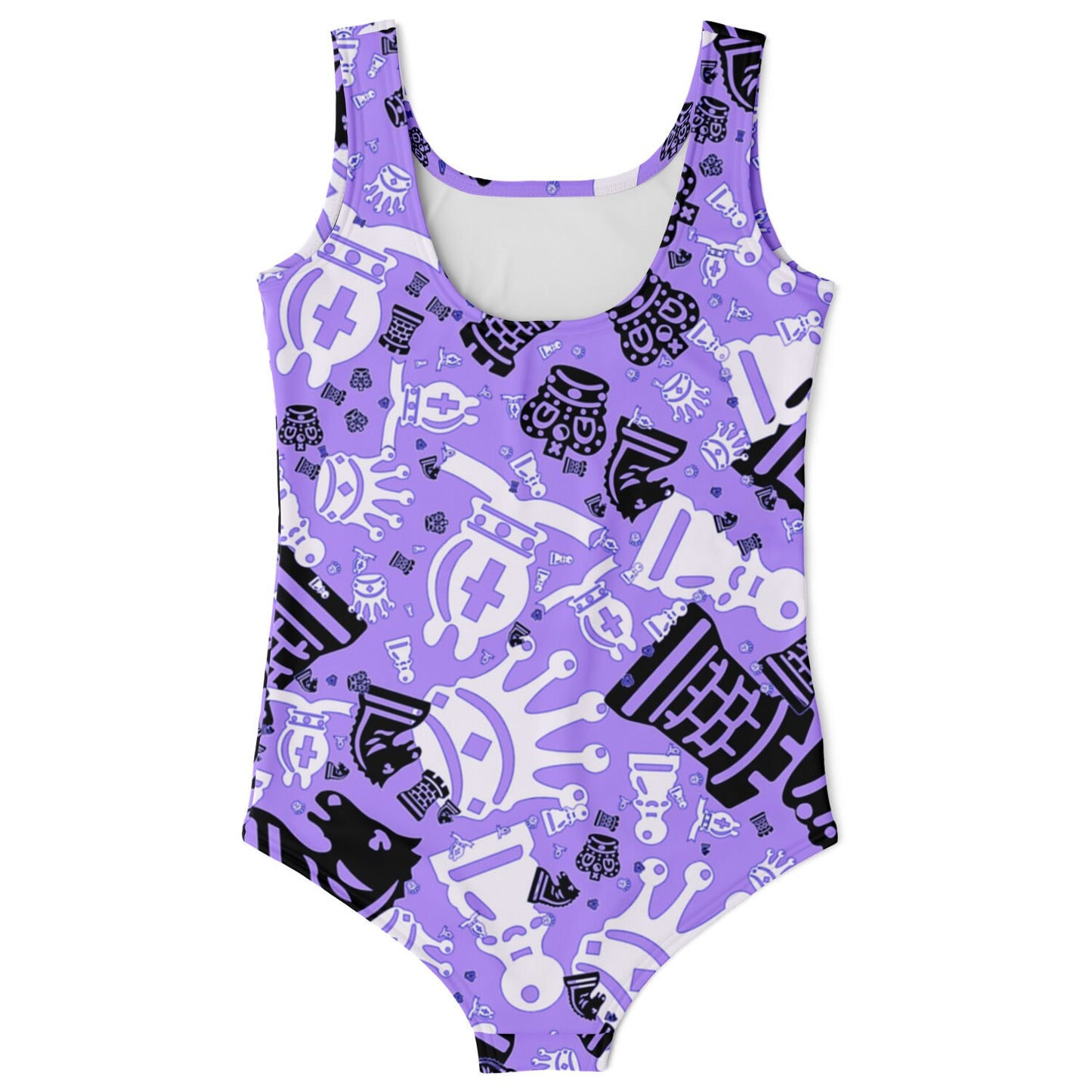 Kids One-Piece Swimsuit - Bold Lavender