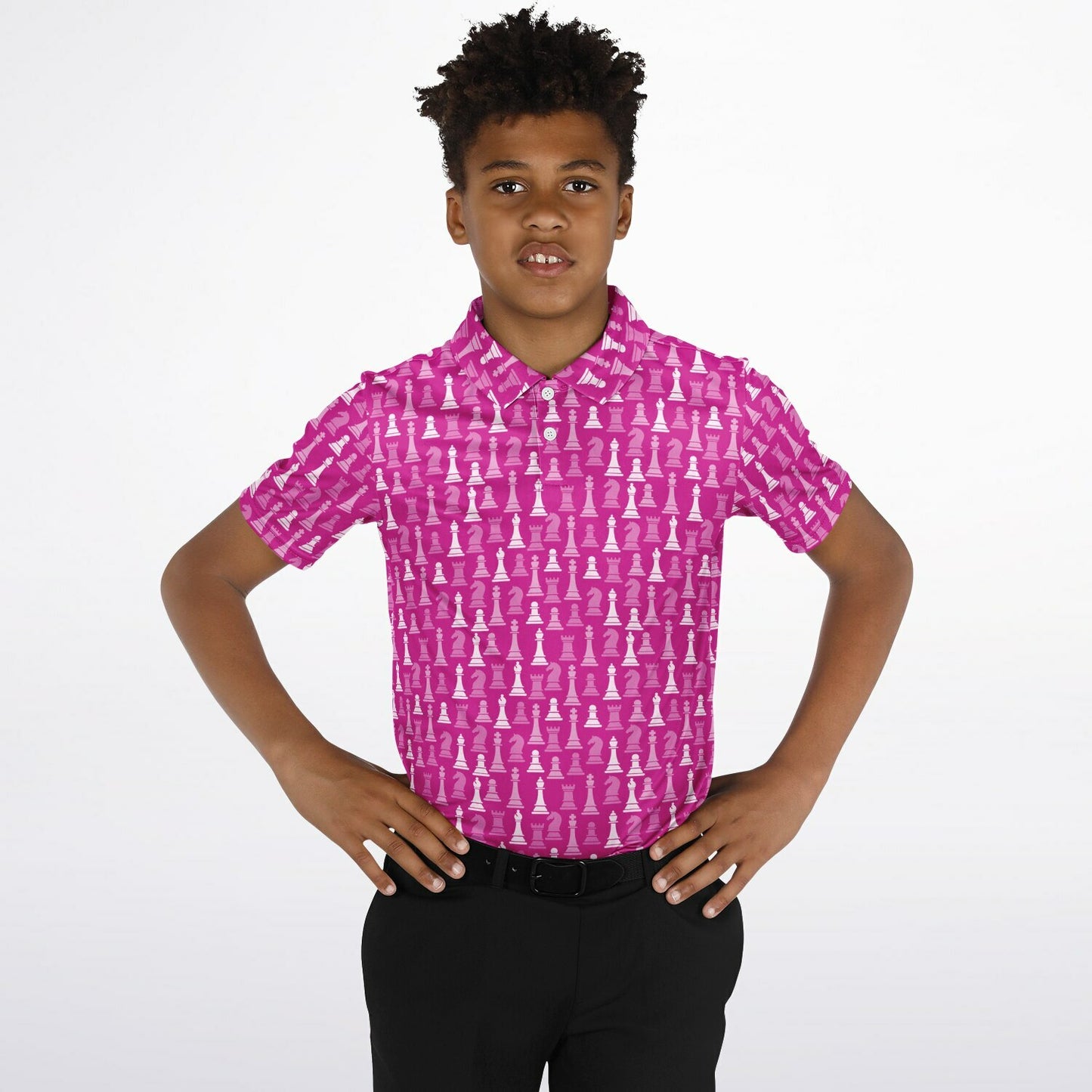 Youth Polo Shirt - Pink