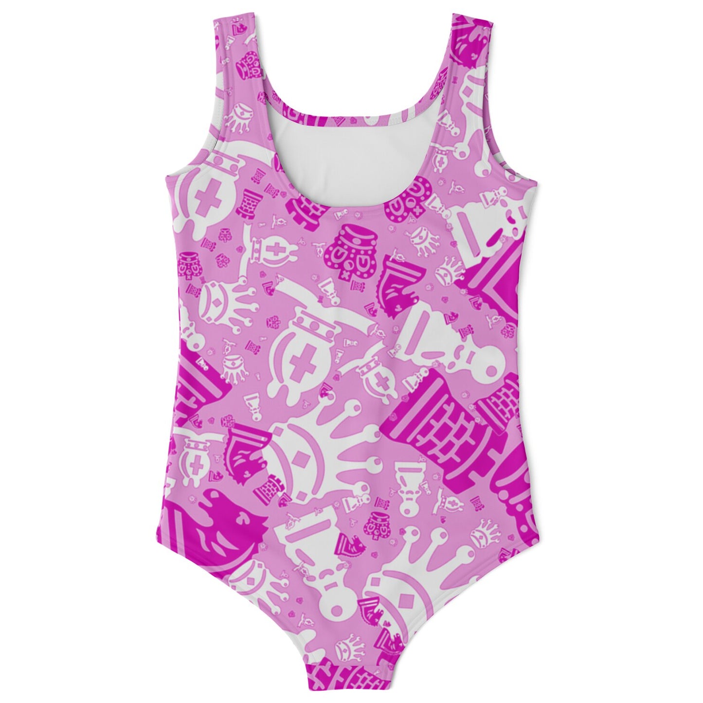 Kids One-Piece Swimsuit - Bold Pink