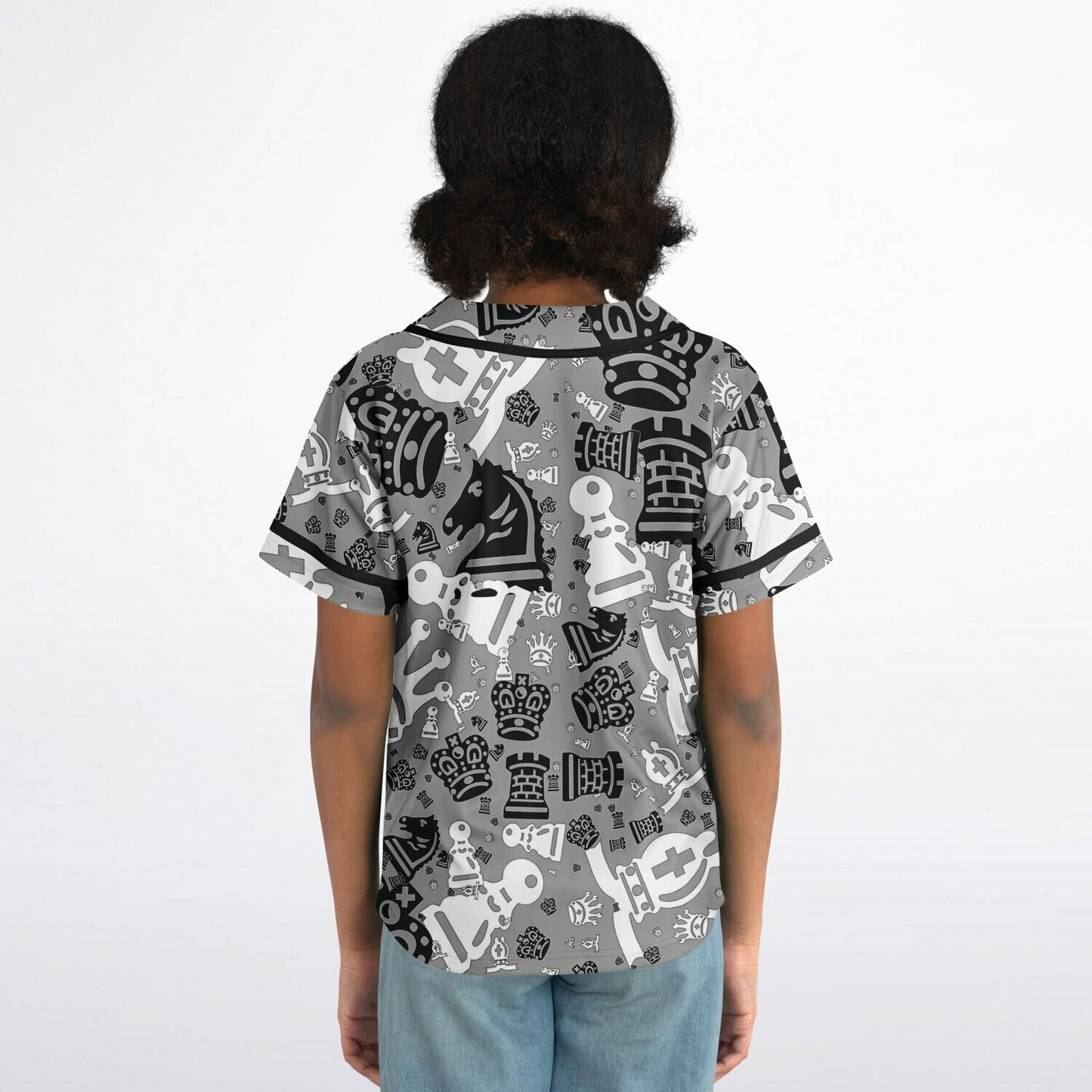 Youth Baseball Jersey - Bold Gray