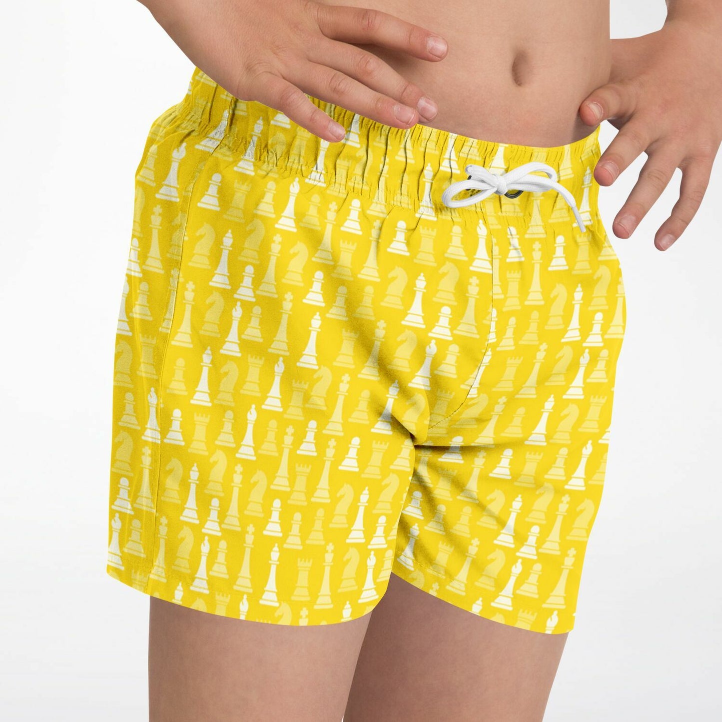 Kids Swim Trunks - Yellow