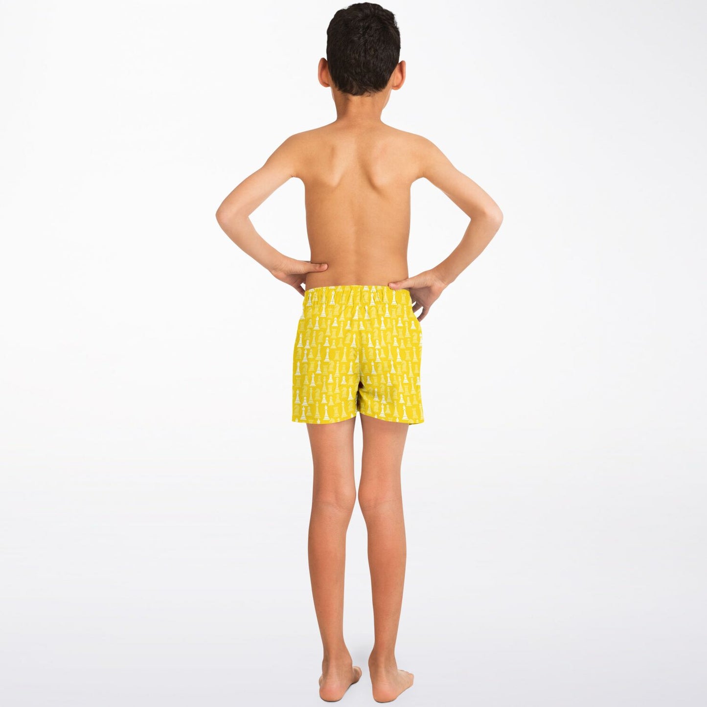 Kids Swim Trunks - Yellow