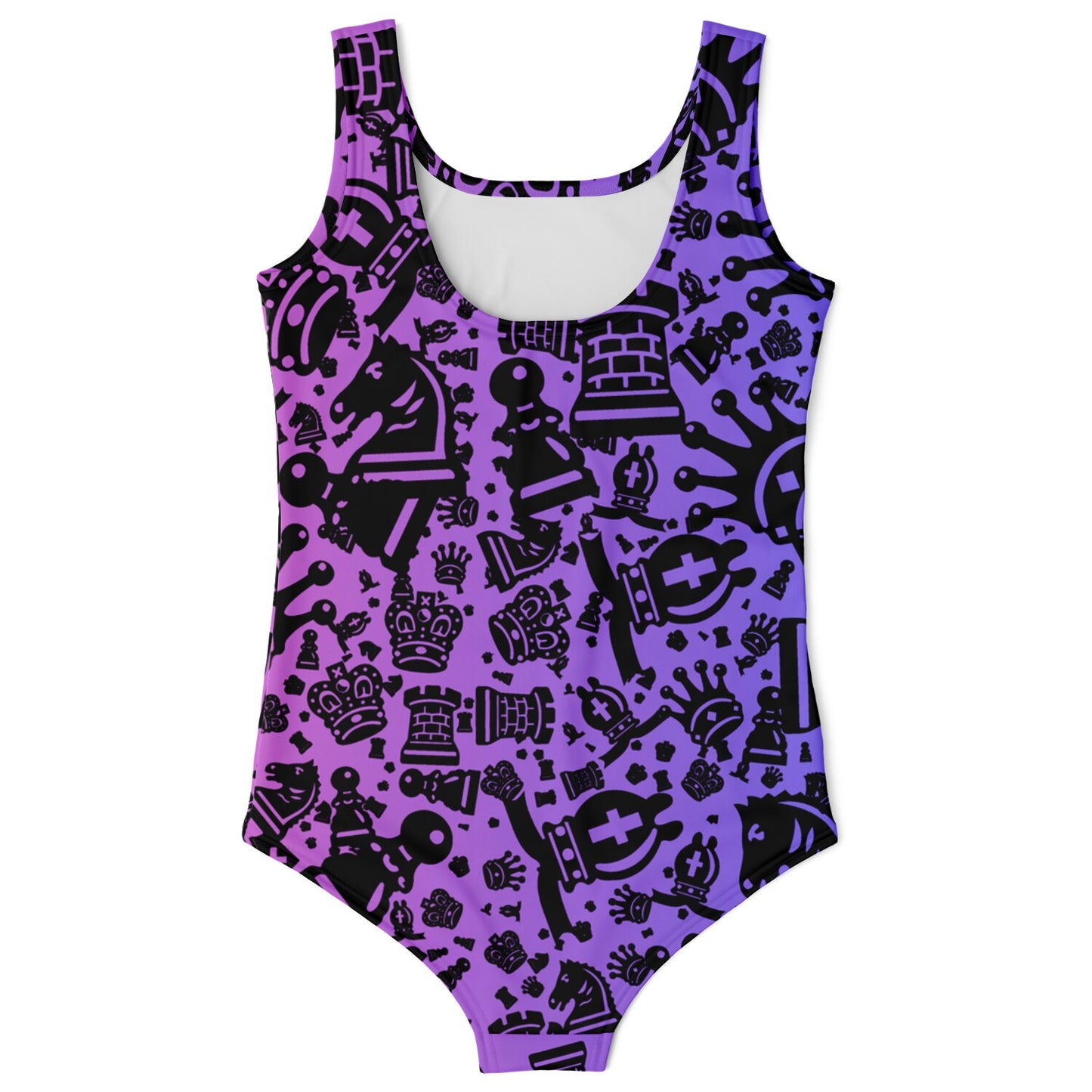 Kids One-Piece Swimsuit - Pink and Purple