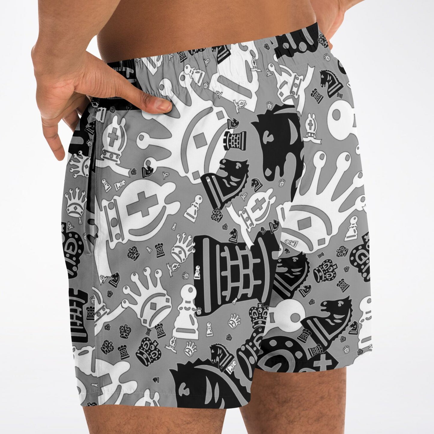 Men's Swim Trunks - Bold Gray