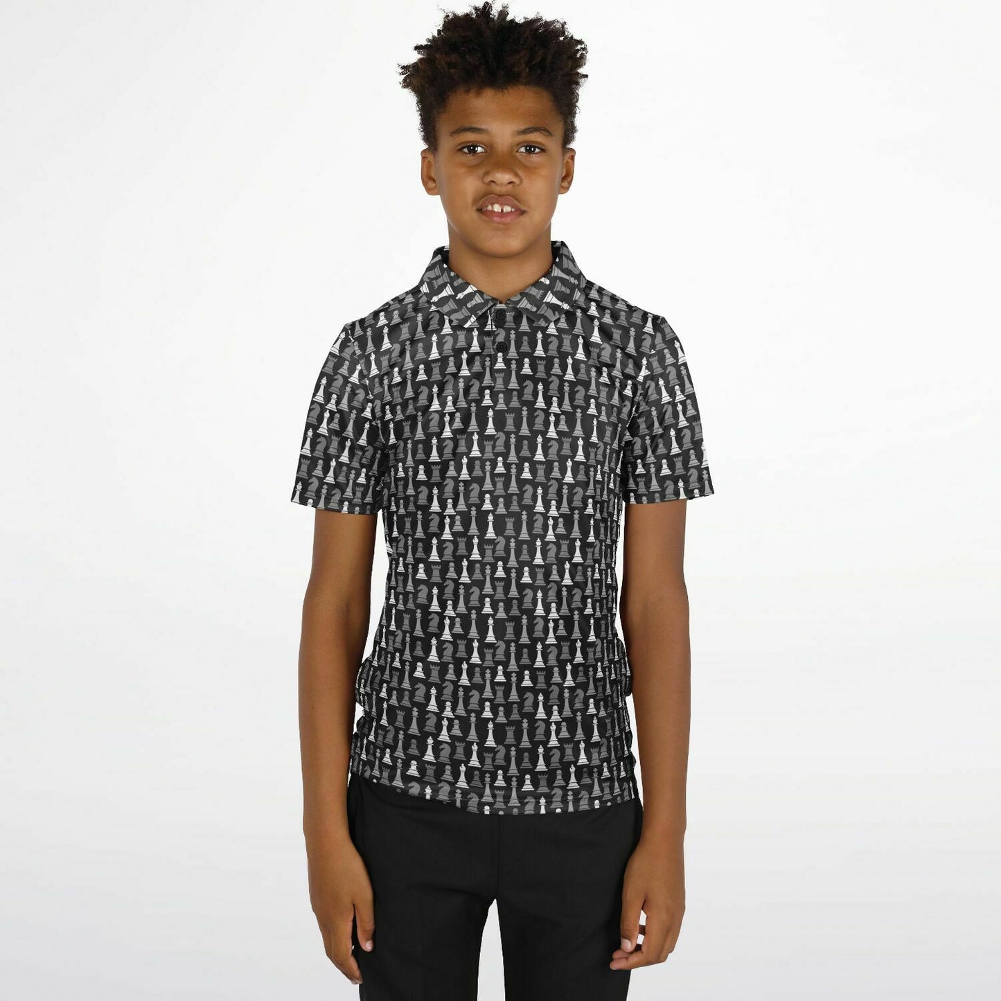 Youth Polo Shirt - Black