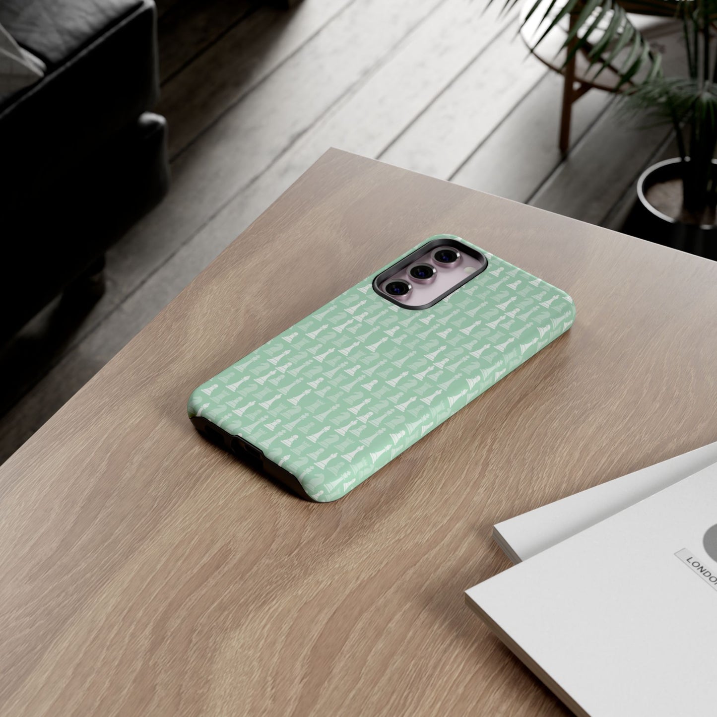 Chess Phone Case - Muted Mint
