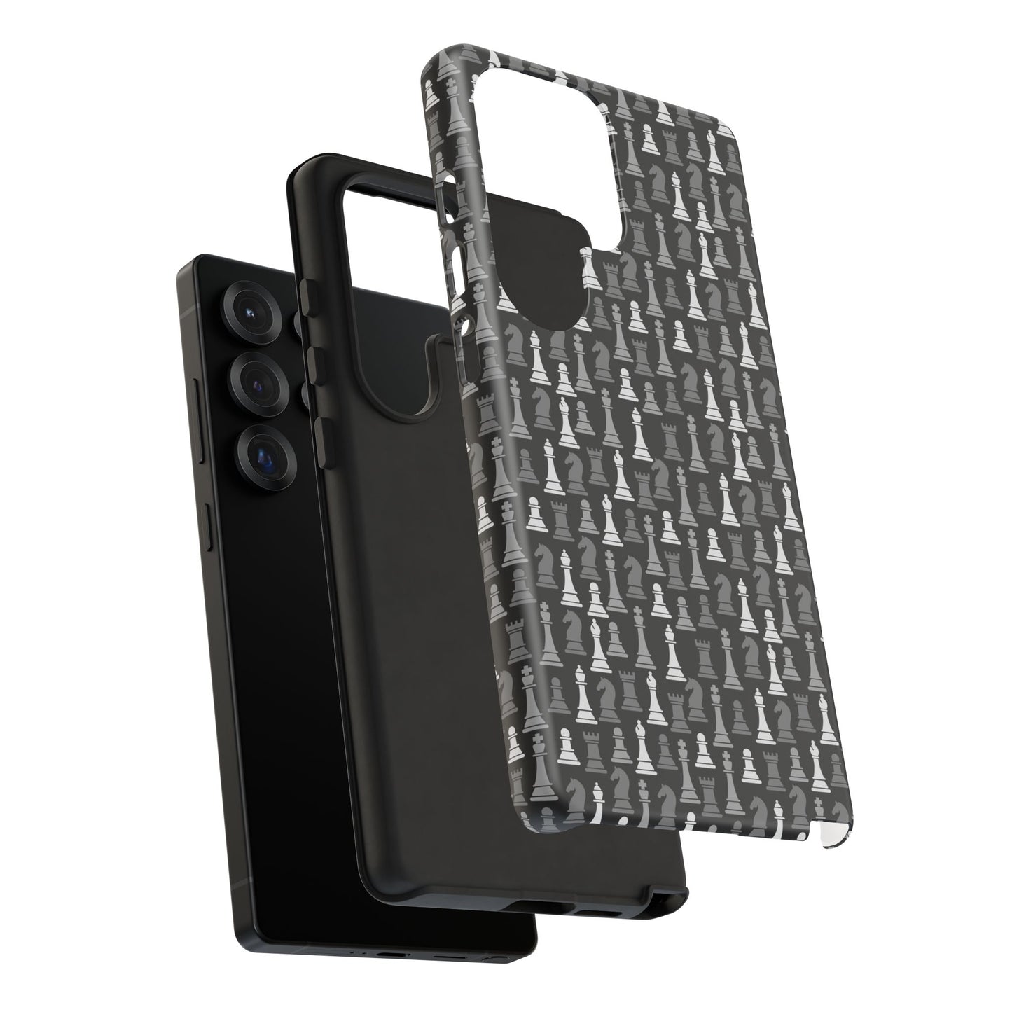 Chess Phone Case - Bold Black