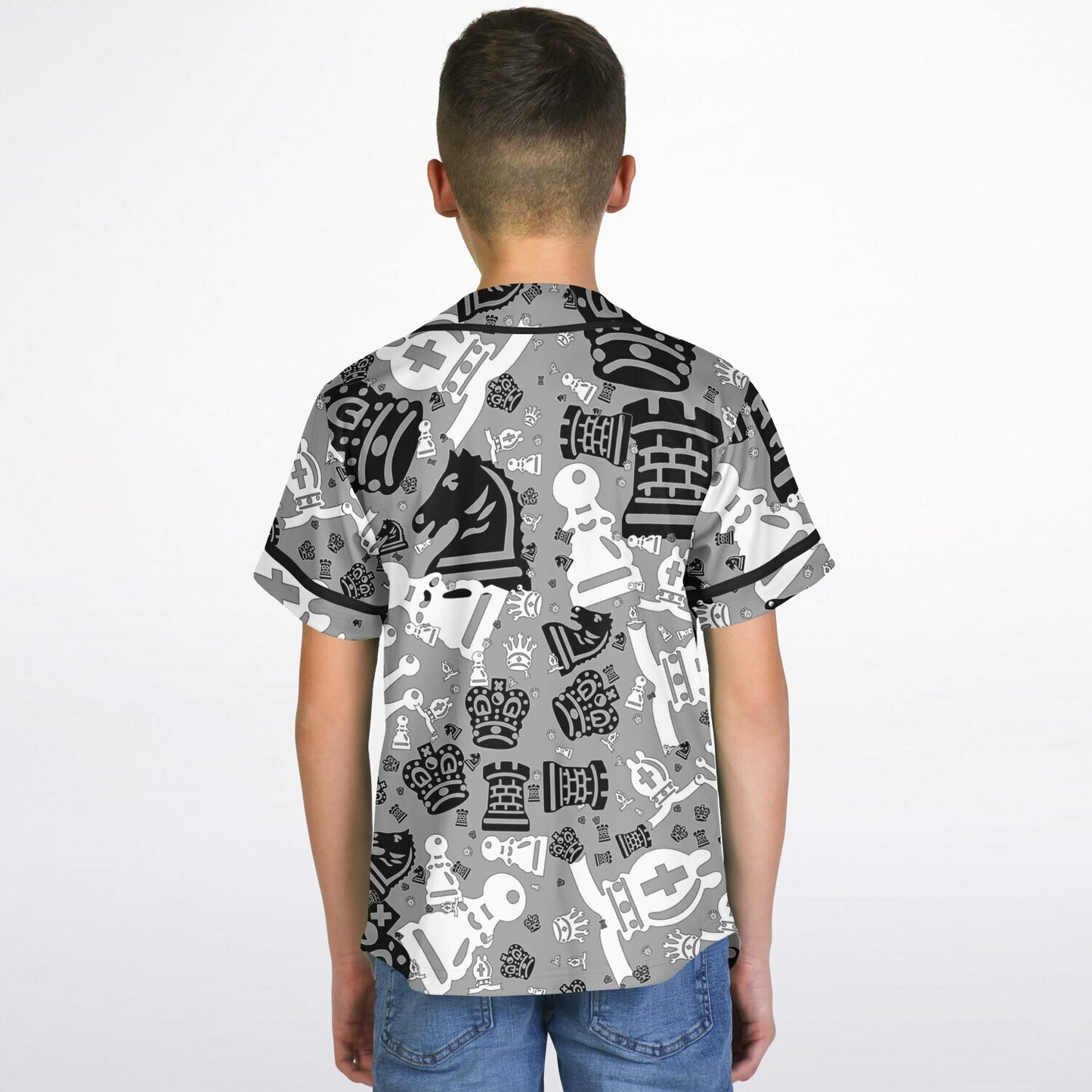 Youth Baseball Jersey - Bold Gray