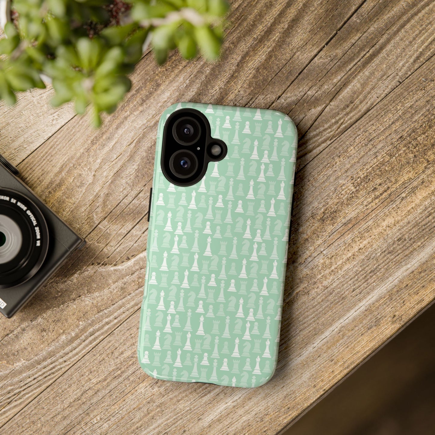 Chess Phone Case - Muted Mint