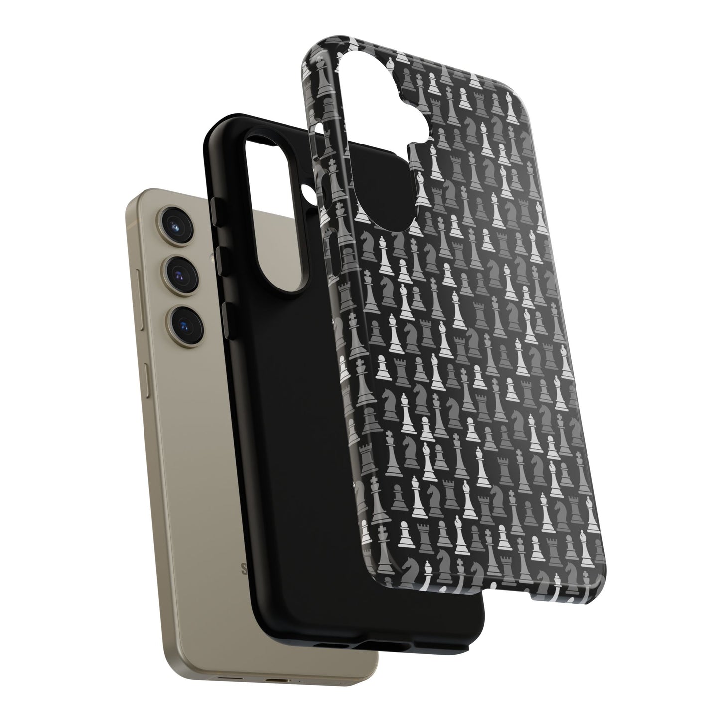 Chess Phone Case - Bold Black