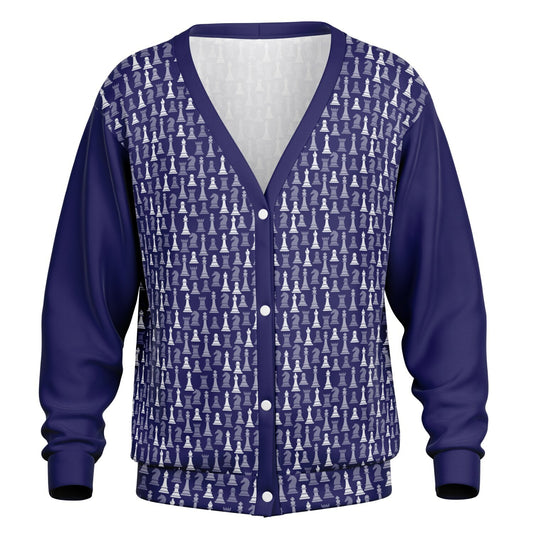 Adult Cardigan - Indigo