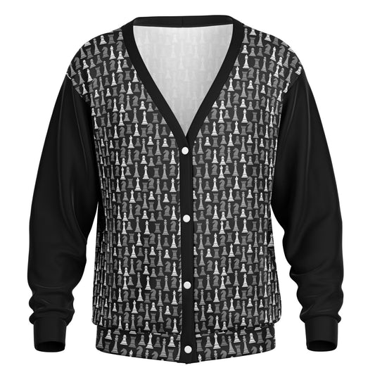 Adult Cardigan - Black and Gray